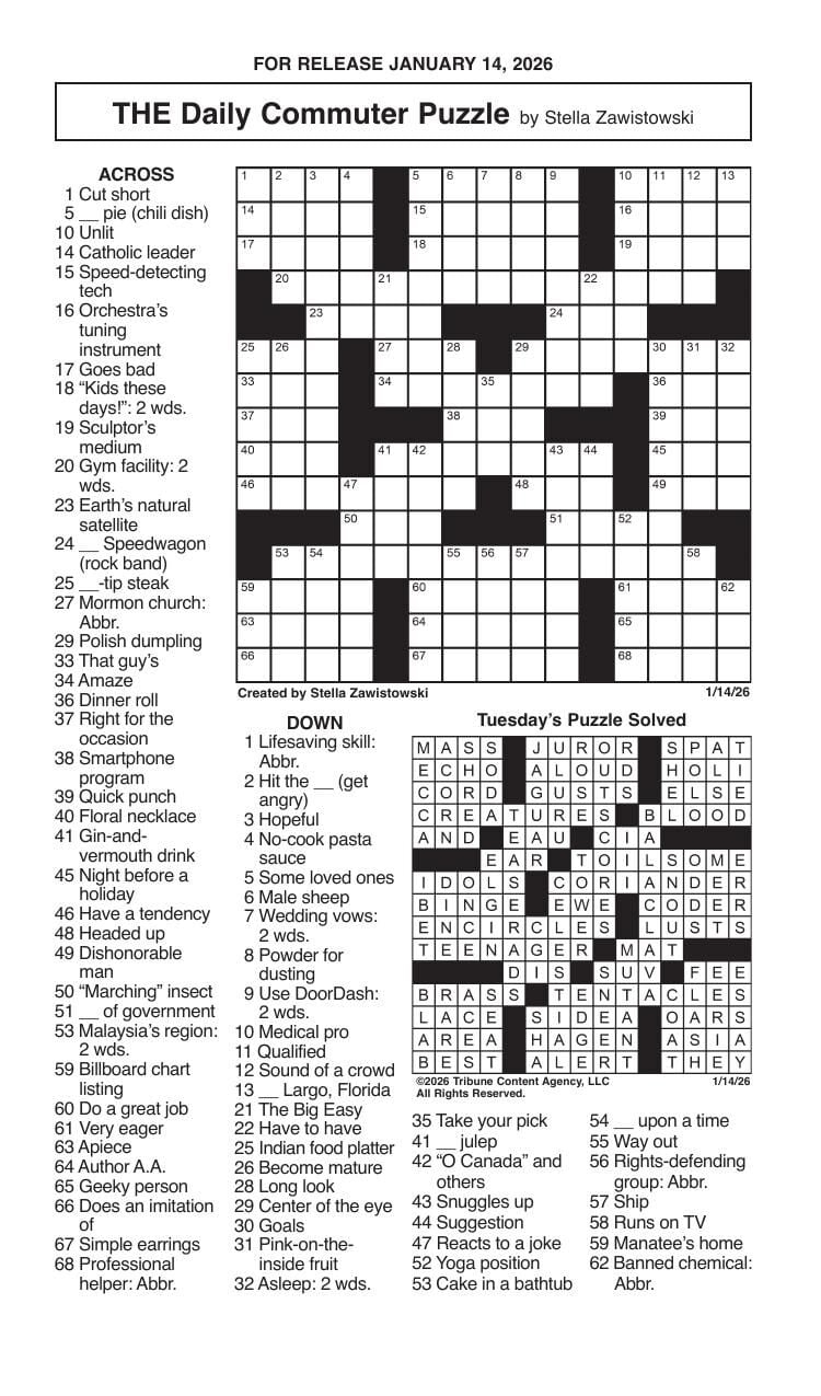 cut short crossword clue