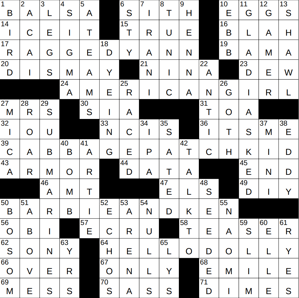 0210 25 NY Times Crossword 10 Feb 25 Monday NYXCrossword 0210 25 NY Times Crossword 10 Feb 25 Monday NYXCrossword