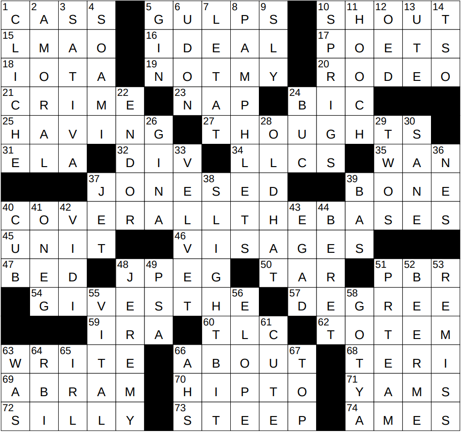 seattle new york times crossword