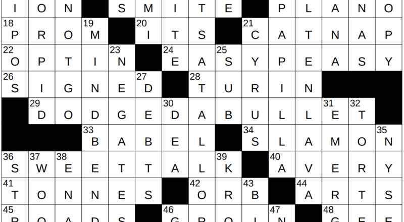 0407 23 NY Times Crossword 7 Apr 23 Friday NYXCrossword