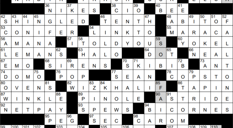 0428 24 NY Times Crossword 28 Apr 24 Sunday NYXCrossword