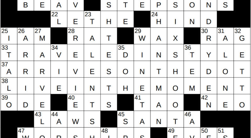 0528 22 NY Times Crossword 28 May 22 Saturday NYXCrossword