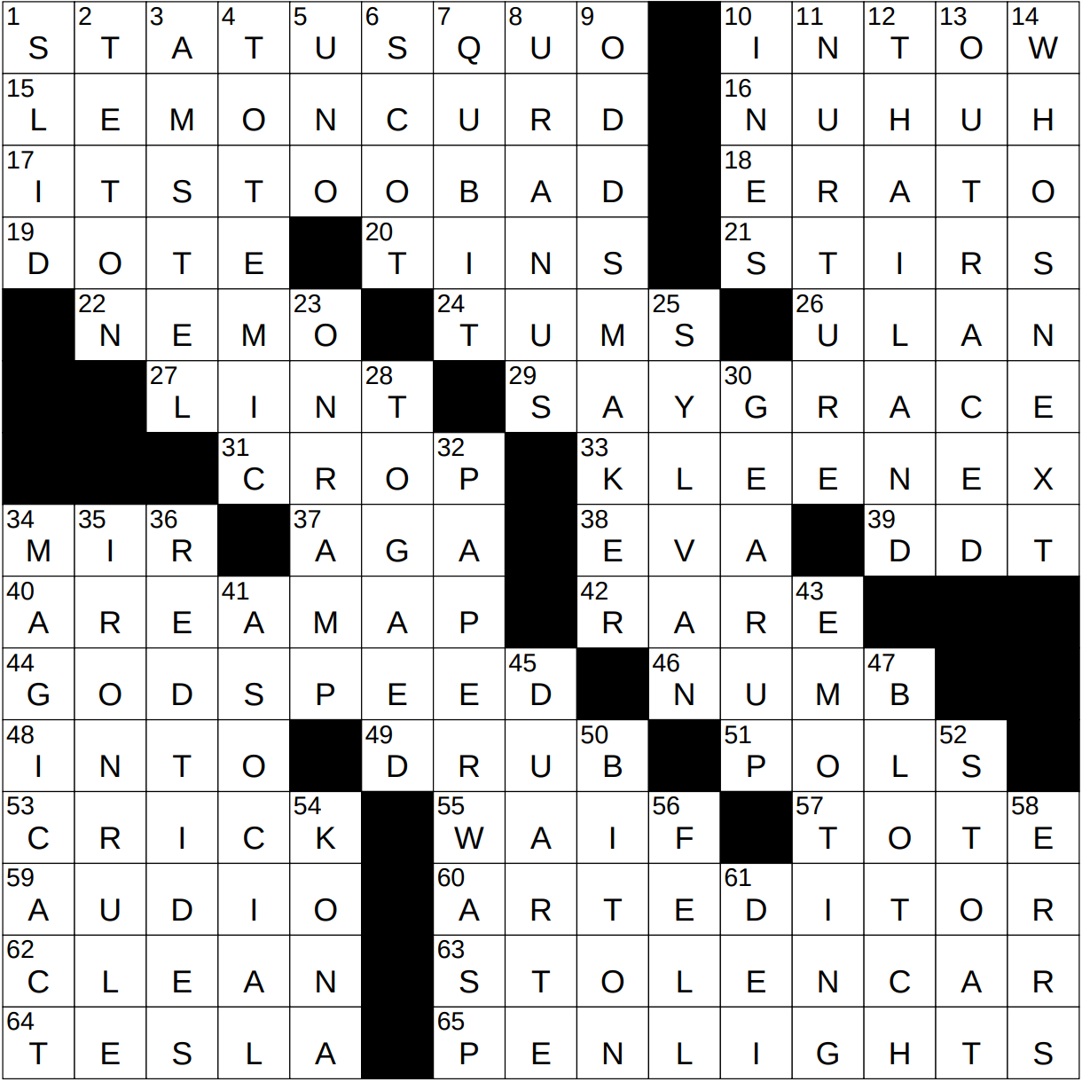 greek goddess of spring crossword