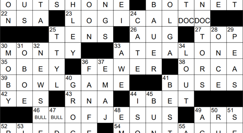 0713 23 NY Times Crossword 13 Jul 23 Thursday NYXCrossword