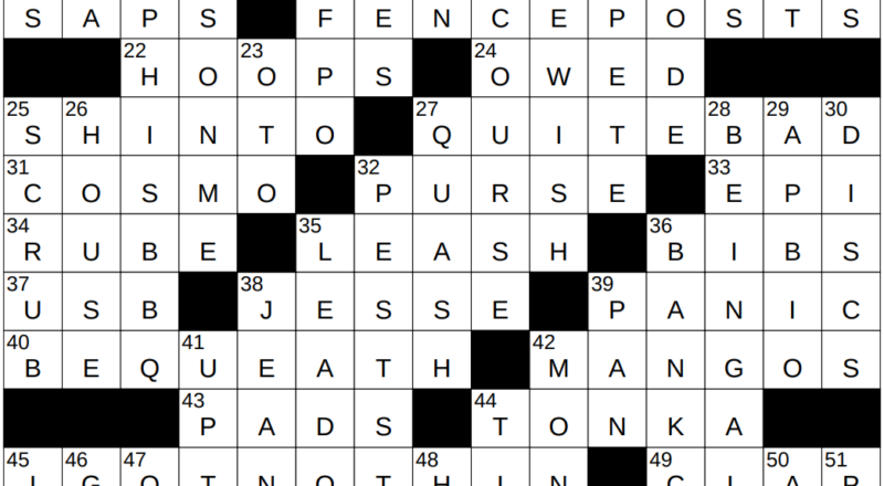 0729 23 NY Times Crossword 29 Jul 23 Saturday NYXCrossword