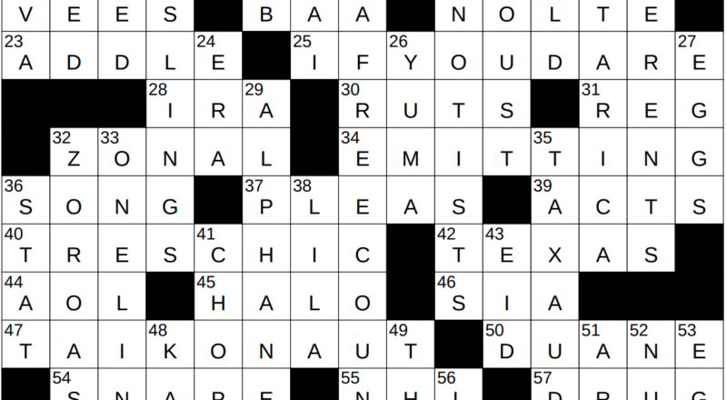 0805 23 NY Times Crossword 5 Aug 23 Saturday NYXCrossword