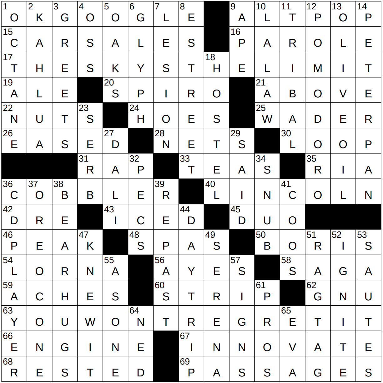 0811 23 NY Times Crossword 11 Aug 23 Friday NYXCrossword