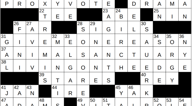 0818 23 NY Times Crossword 18 Aug 23 Friday NYXCrossword