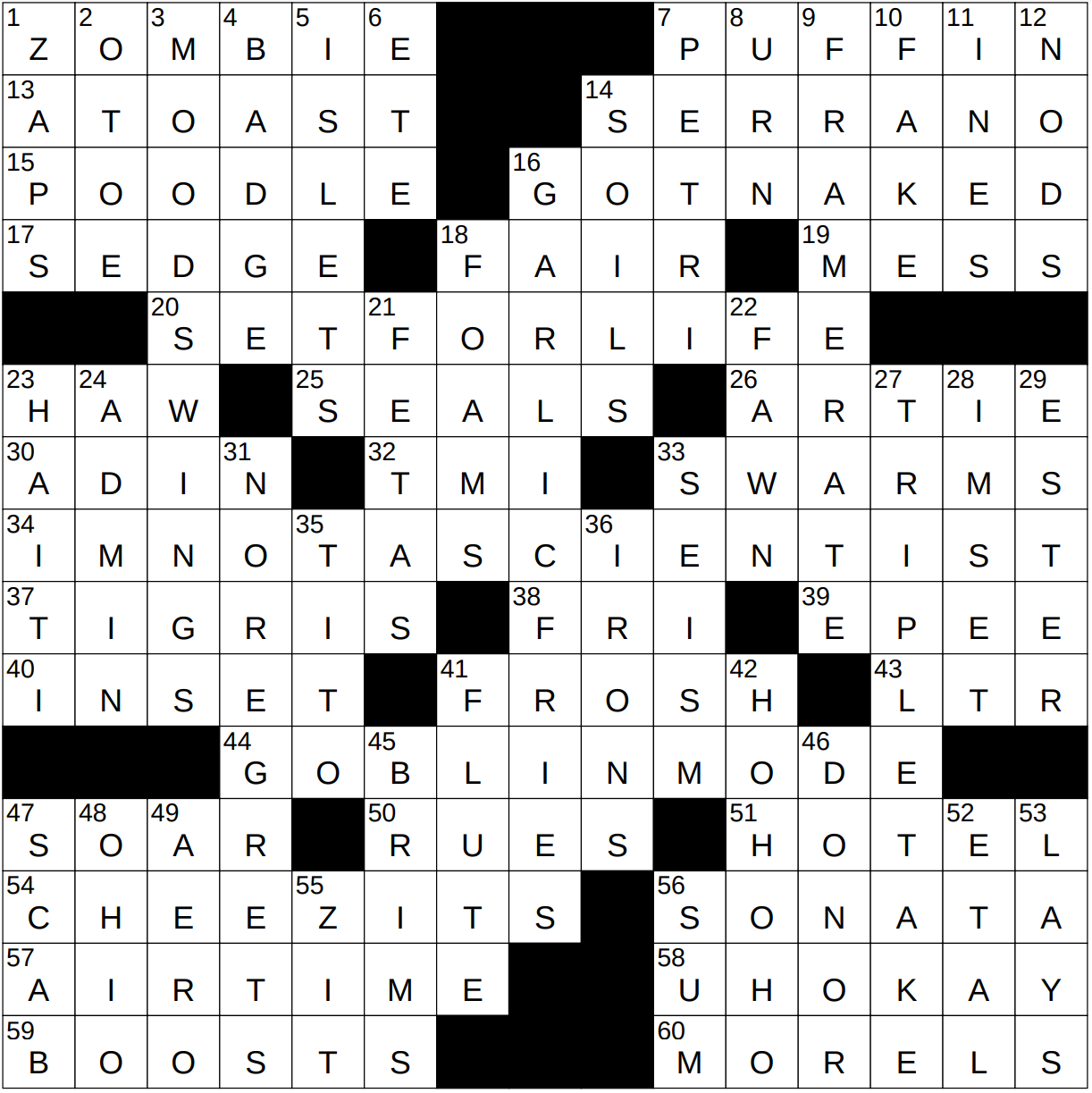0902 23 NY Times Crossword 2 Sep 23 Saturday NYXCrossword