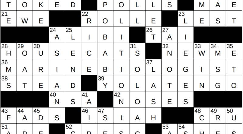 0930 23 NY Times Crossword 30 Sep 23 Saturday NYXCrossword