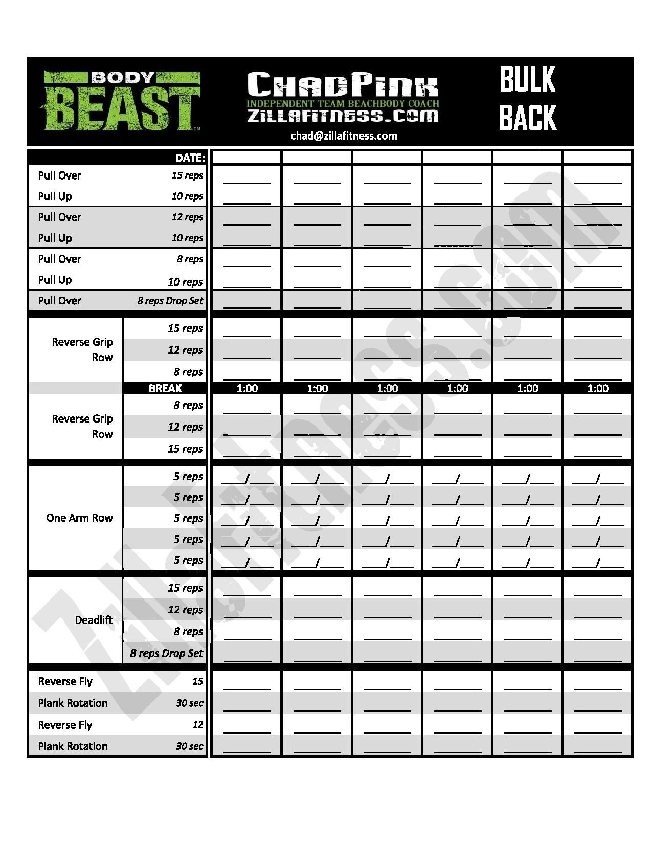 10 Best Body Beast Worksheets Ideas To Save Today Body Beast Workout Sheets Body Beast Workout Sheets And More