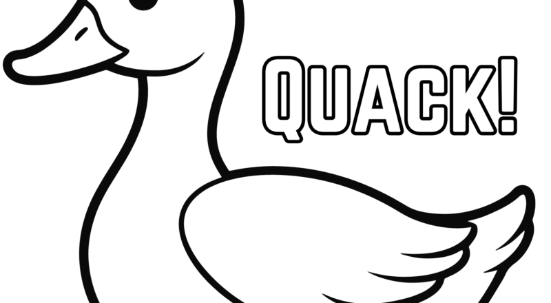 10 Duck Coloring Pages To Print Crafty Morning