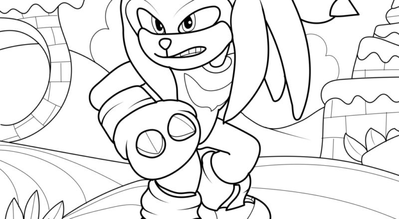 10 Sonic The Hedgehog Free Coloring Pages TheToyZone