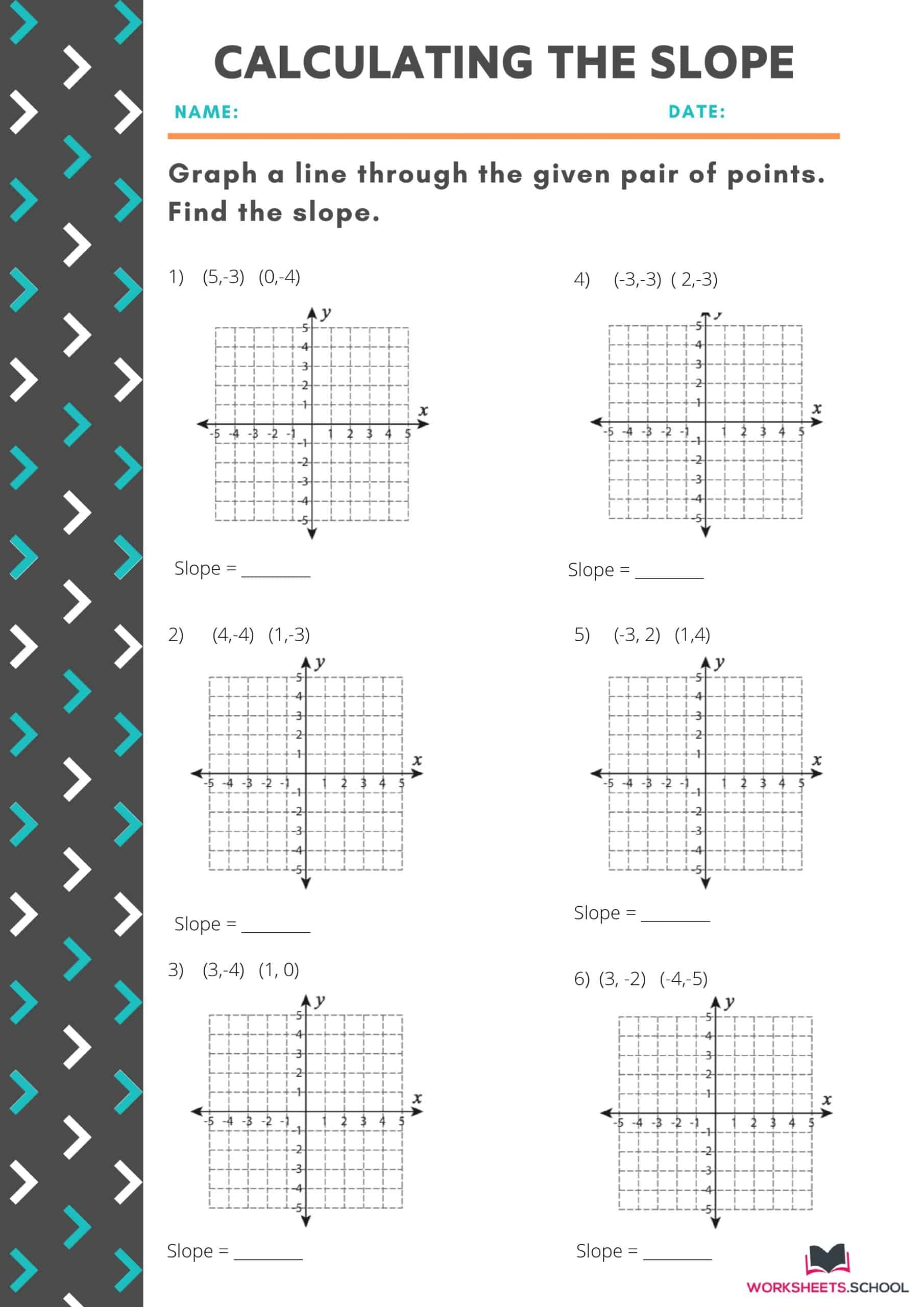 10 Variations Of Slope Worksheets with Answers EduWorksheets 10 Variations Of Slope Worksheets with Answers EduWorksheets