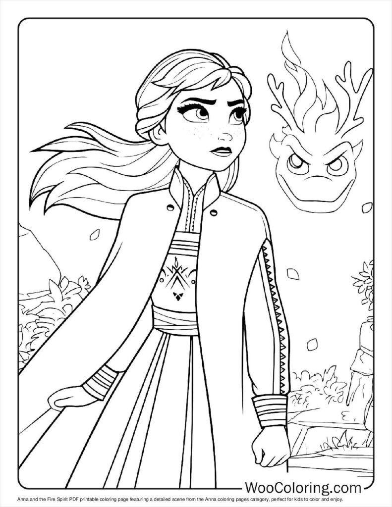 100 Anna Coloring Pages Free PDF To Print Woo Coloring
