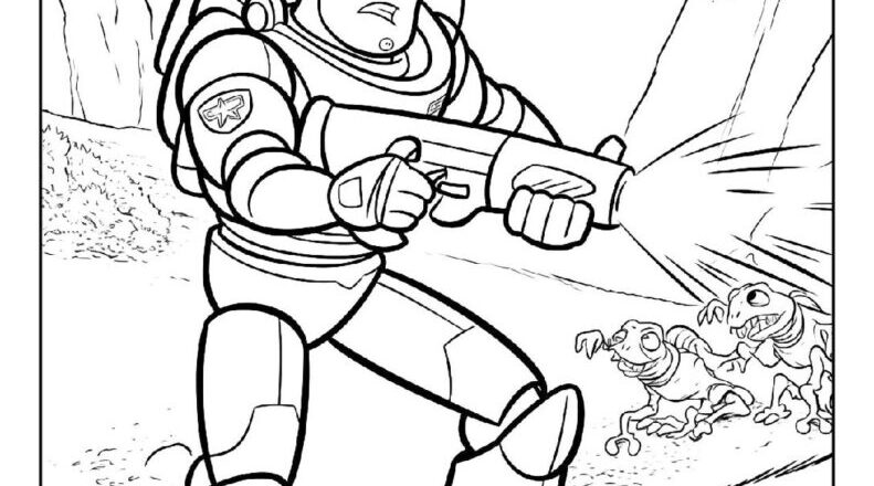 100 Buzz Lightyear Coloring Pages Free PDF To Print Woo Coloring
