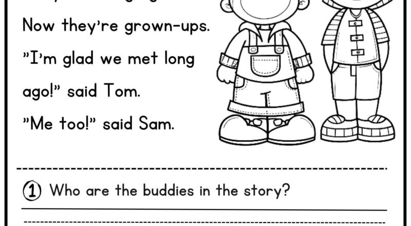 100 First Grade Reading Comprehension Passages Worksheets Sentences Reading Worksheet Fluency Worksheet English Learing Kindergarten Etsy