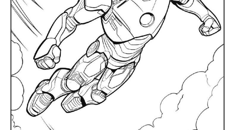 100 Iron Man Coloring Pages Free PDF To Print Woo Coloring