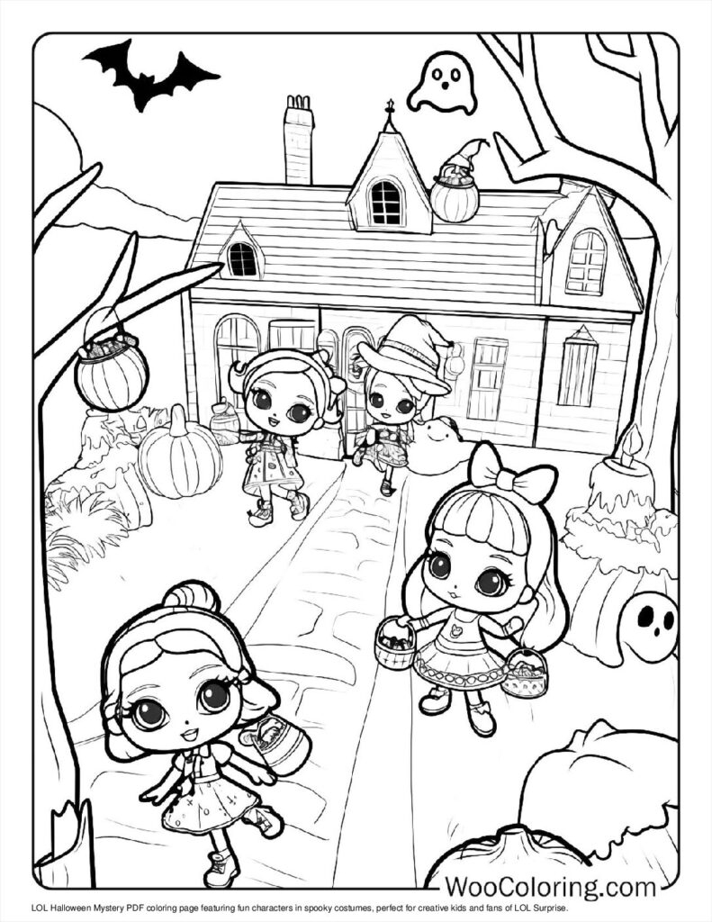 100 LOL Surprise Coloring Pages Free PDF To Print Woo Coloring