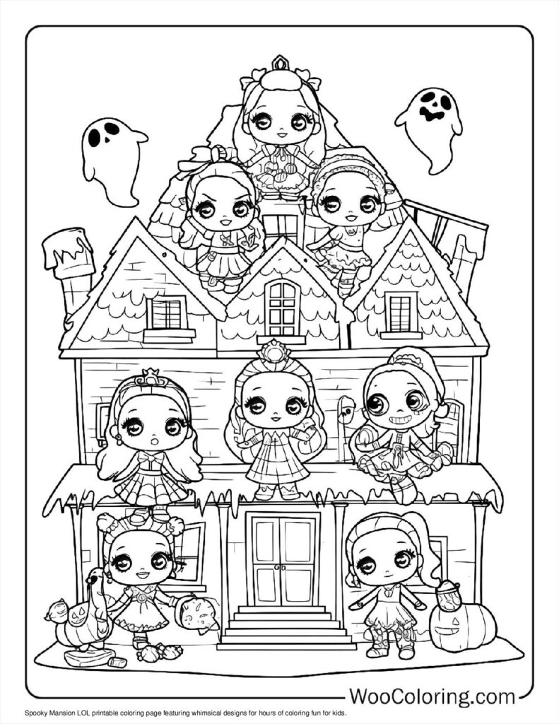 100 LOL Surprise Coloring Pages Free PDF To Print Woo Coloring