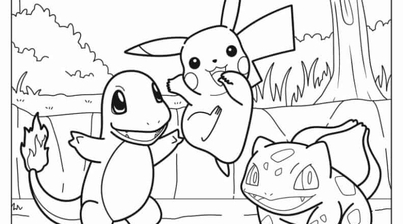 100 Pokemon Coloring Pages Free PDF Printables
