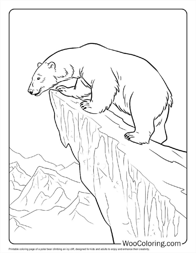 polar bear coloring pages polar bear coloring pages
