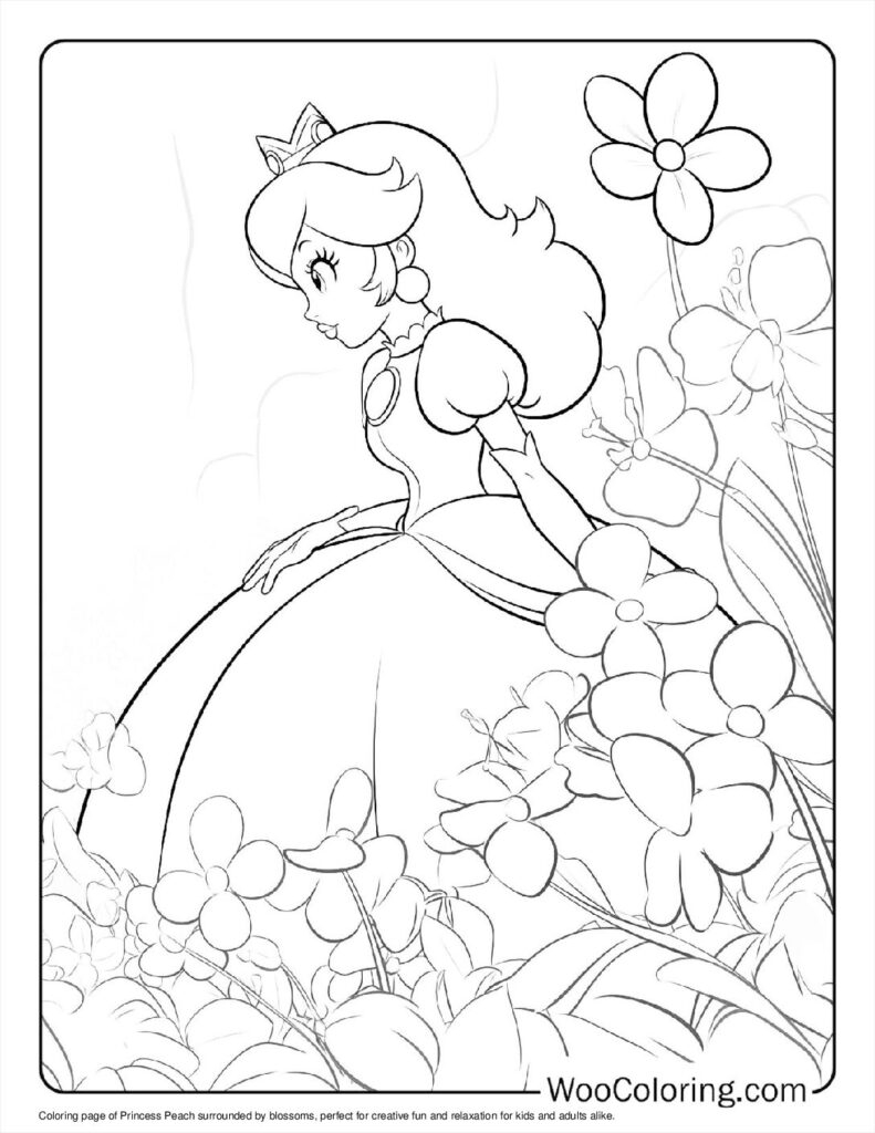 100 Princess Peach Coloring Pages Free PDF To Print Woo Coloring 100 Princess Peach Coloring Pages Free PDF To Print Woo Coloring