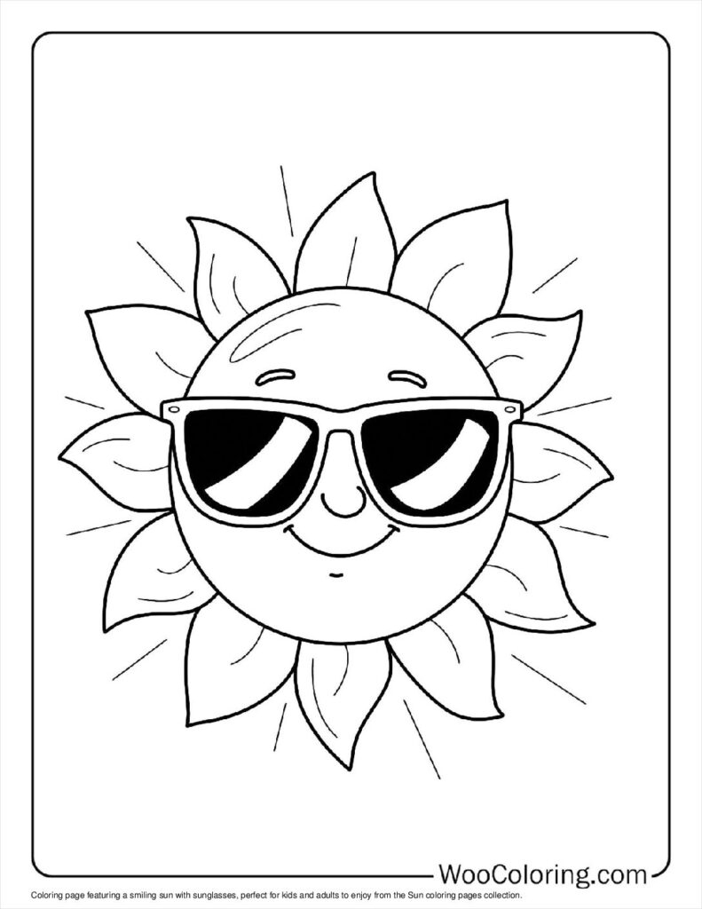 sun coloring page sun coloring page