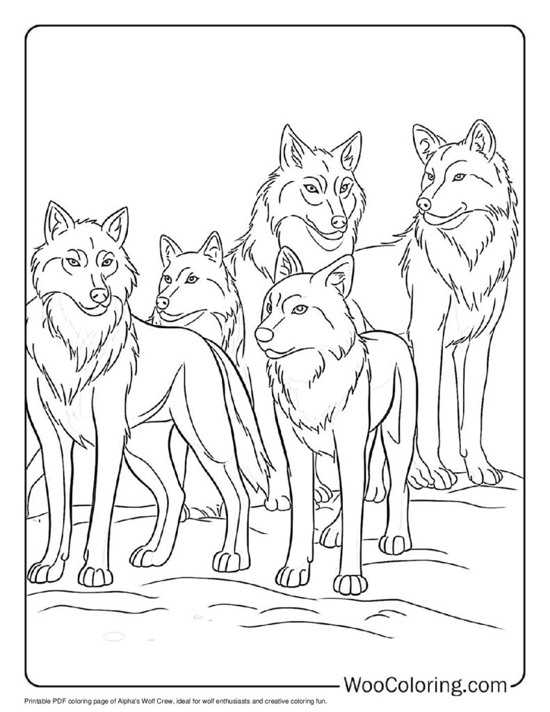 wolf coloring pages