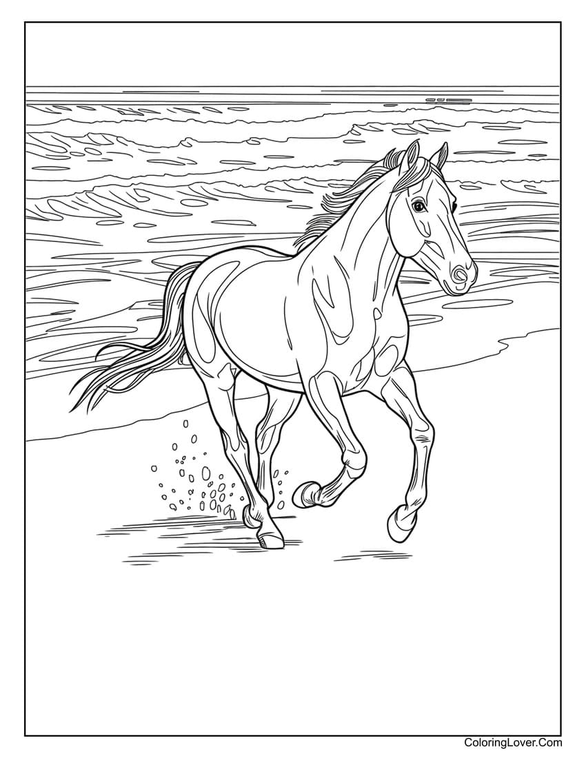 coloring pages horses coloring pages horses