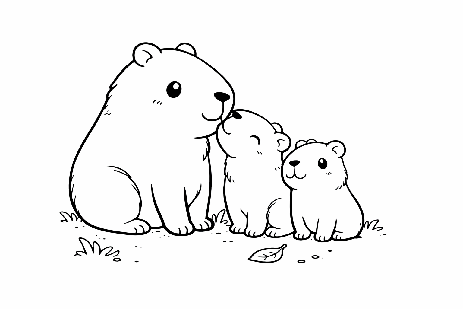 11 Cute Capybara Coloring Pages Meet The Internet s Chillest Animal Kids Quotes Quotes Jokes Riddles For Happy And Kind Children 