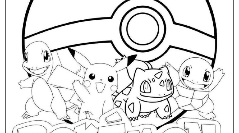 110 Pokemon Coloring Pages Free PDF To Print Woo Coloring