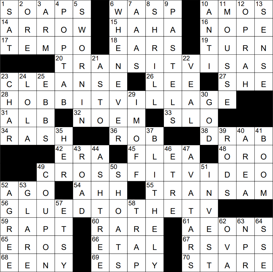 1106 23 NY Times Crossword 6 Nov 23 Monday NYXCrossword