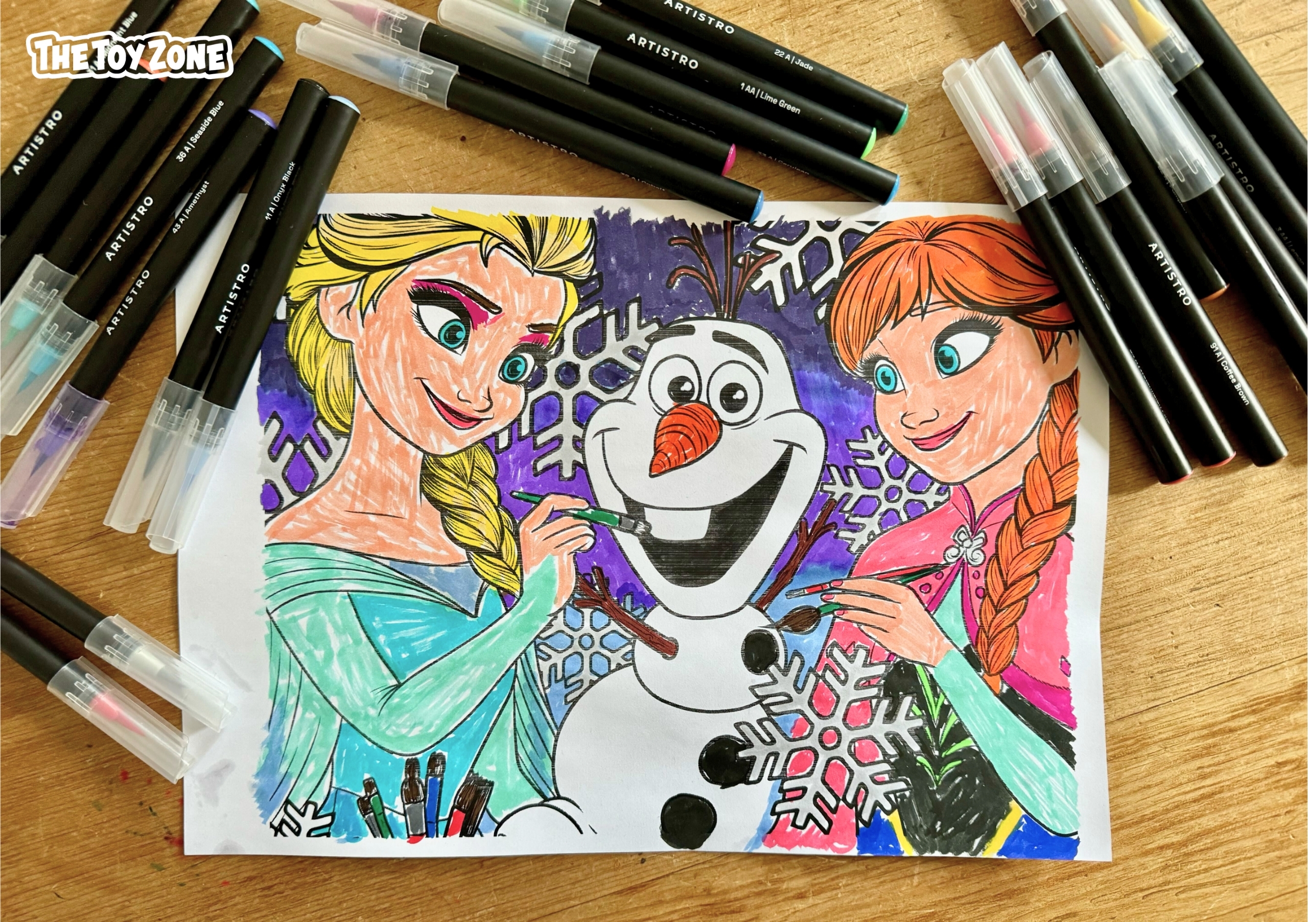 frozen coloring pages