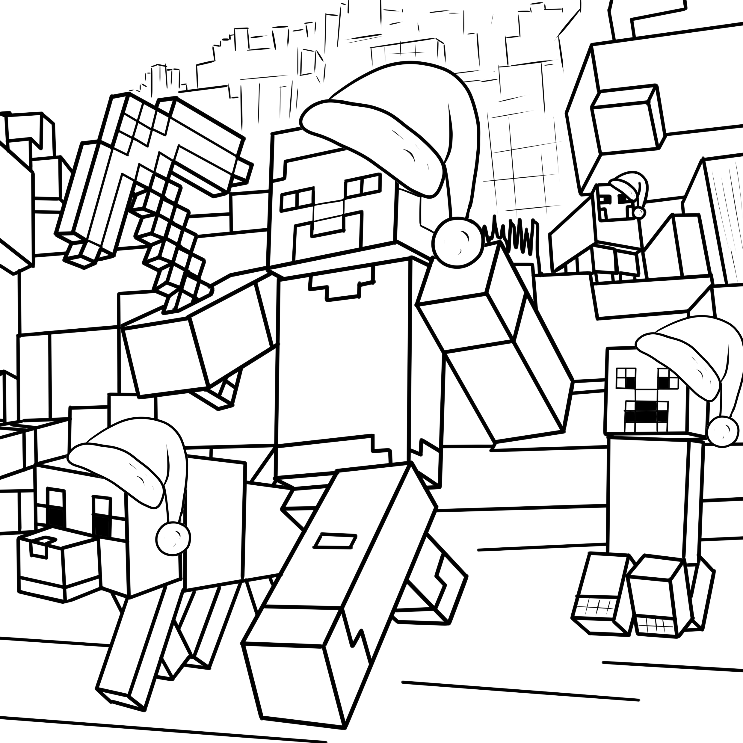 12 Minecraft Coloring Pages For Little Minecrafters TheToyZone