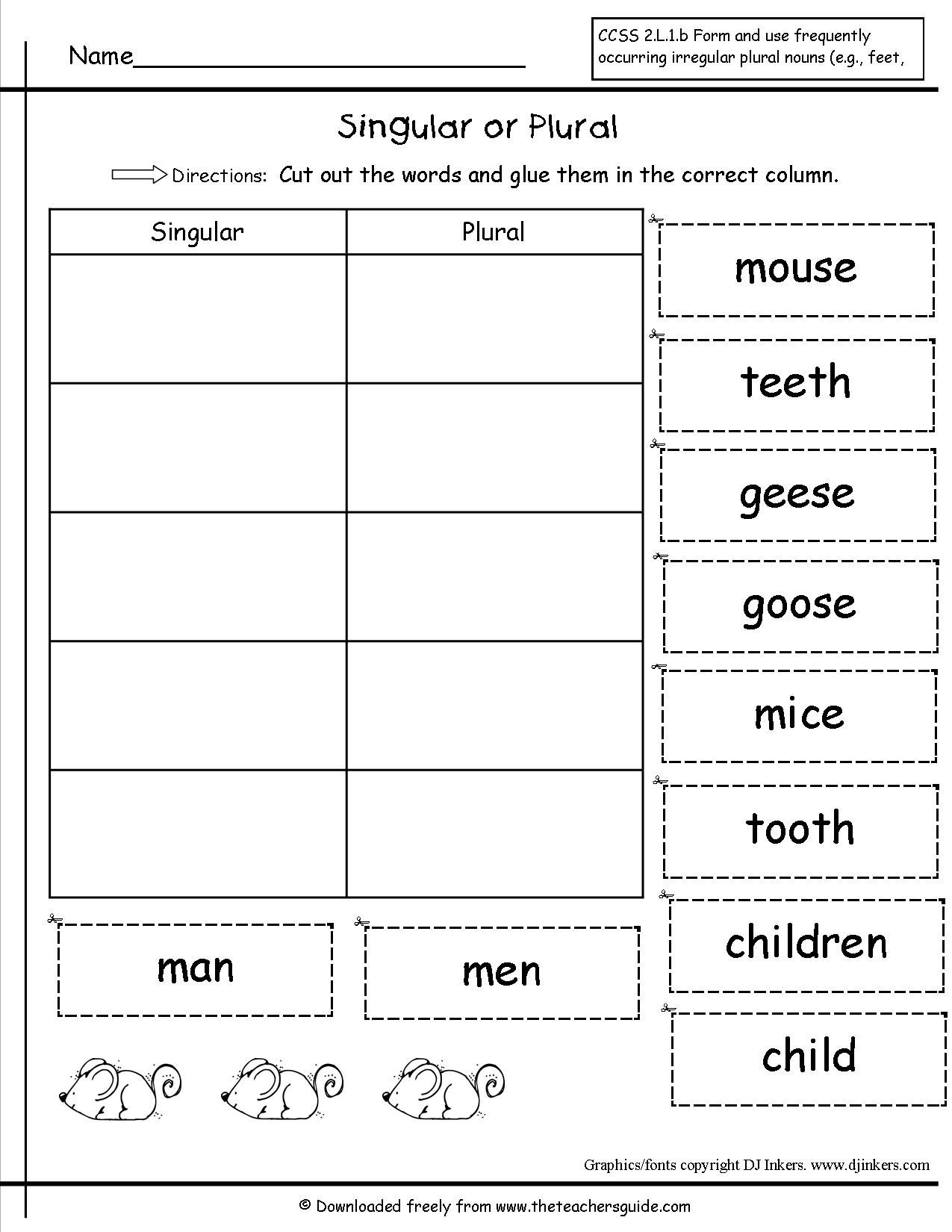 irregular plural nouns worksheet irregular plural nouns worksheet