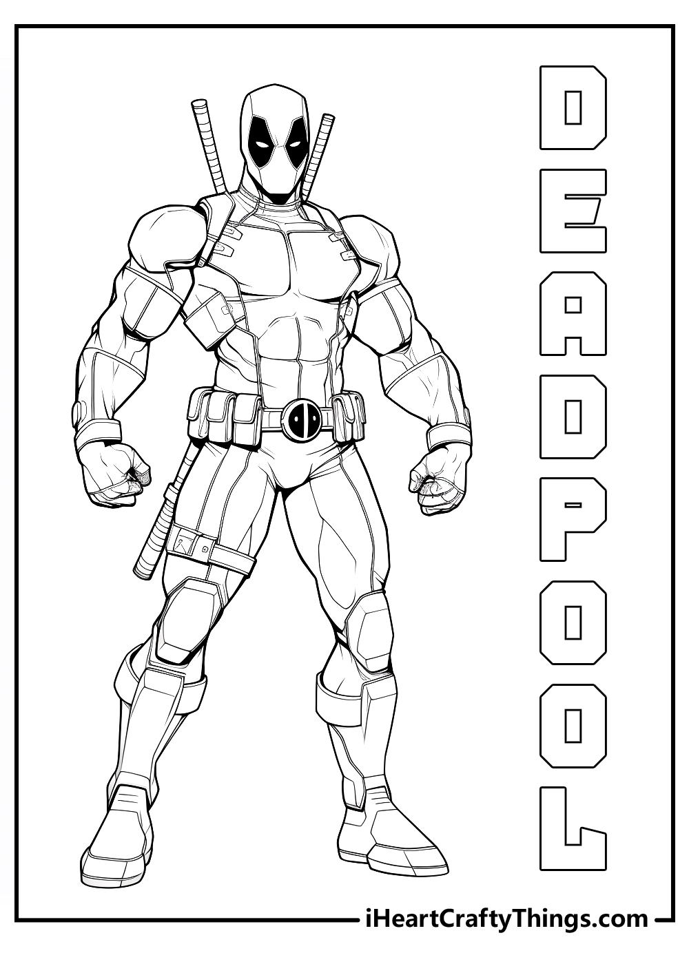 15 Deadpool Coloring Pages Free Printable PDF Sheets 15 Deadpool Coloring Pages Free Printable PDF Sheets