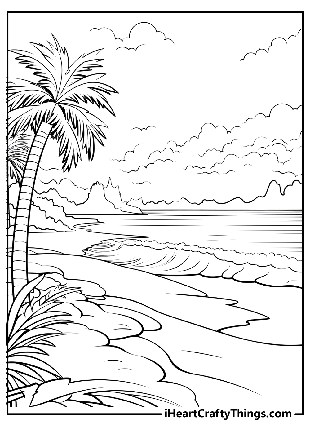 landscape coloring pages landscape coloring pages