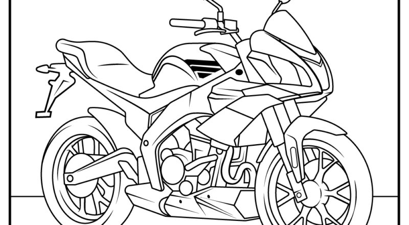 15 Motorcycle Coloring Pages 100 Free Printables