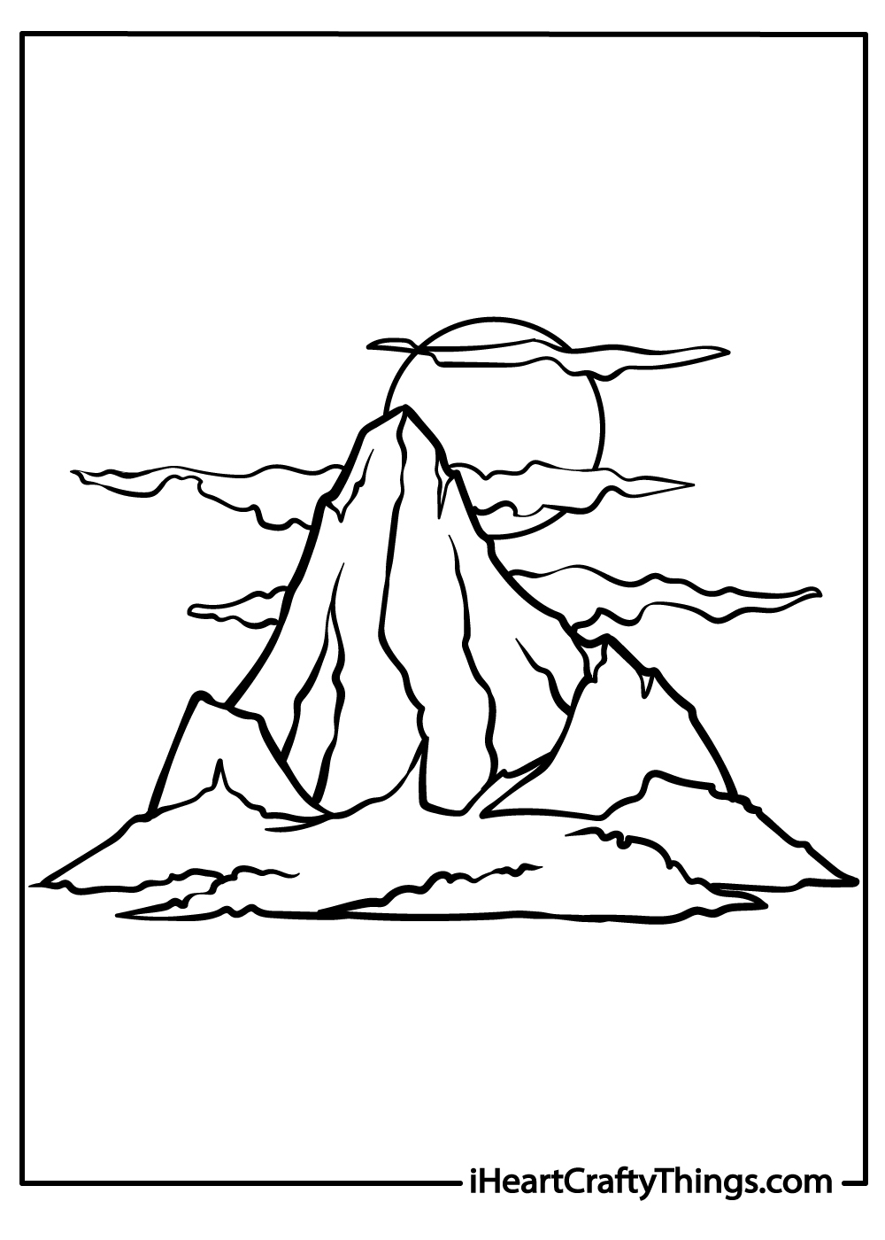 15 Mountains Coloring Pages 100 Free Printables 