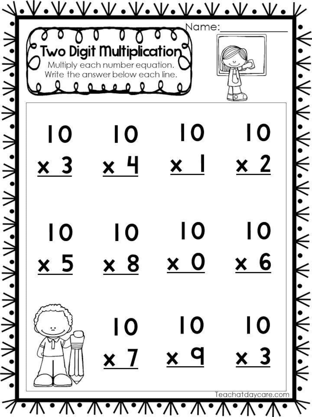 15 Printable Two Digit Multiplication Worksheets Numbers 10 20 2nd 4th Grade Math Etsy Norway 15 Printable Two Digit Multiplication Worksheets Numbers 10 20 2nd 4th Grade Math Etsy Norway