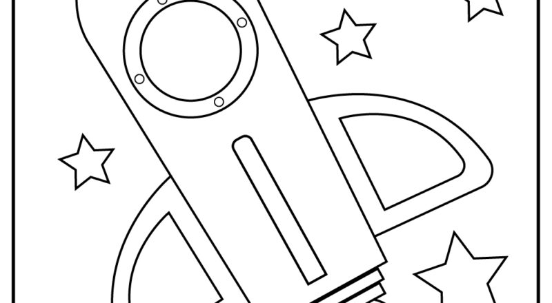 15 Spaceship Coloring Pages 100 Free Printables