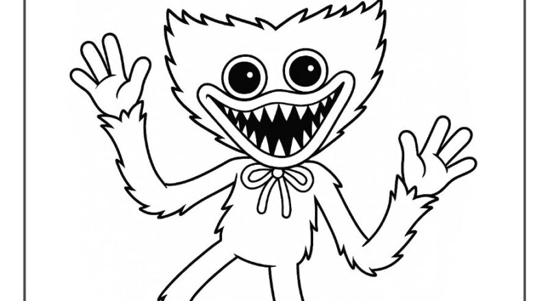 17 Poppy Playtime Coloring Pages Smooth Draw