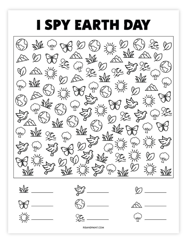 earth day activity worksheets