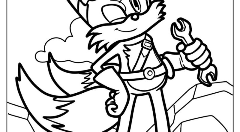 18 Tails Coloring Pages Free PDF Printables