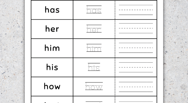 1st Grade Sight Words Read Trace Write Worksheets Activities SET 4 Made By Teachers