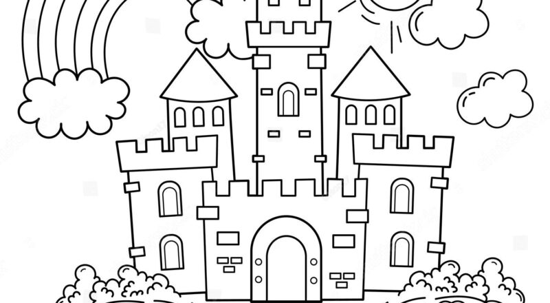 2 Thousand Castle Colouring Pages Royalty Free Images Stock Photos Pictures Shutterstock