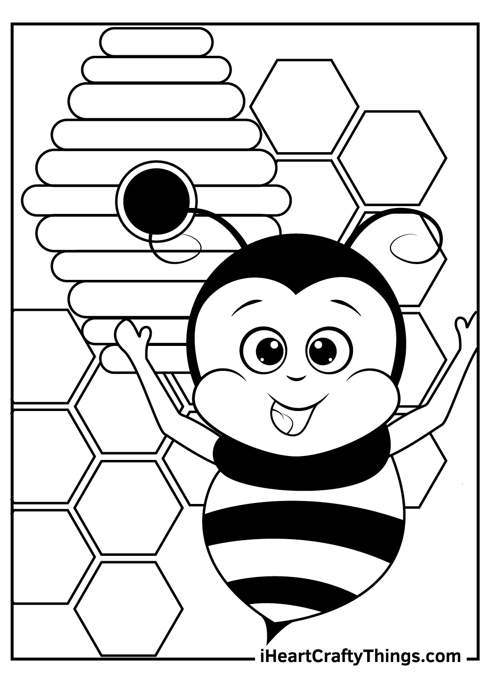 bees coloring pages bees coloring pages