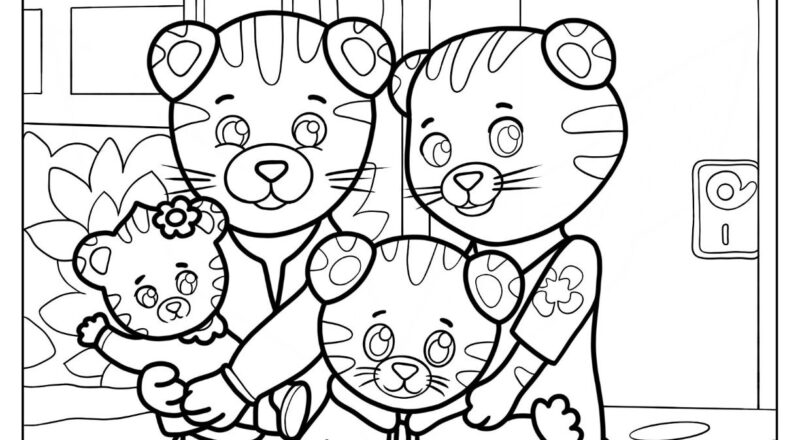 20 Daniel Tiger Coloring Pages Free PDF Printables
