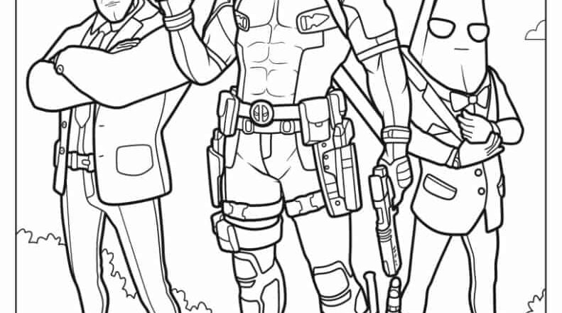 20 Deadpool Coloring Pages Free PDF Printables